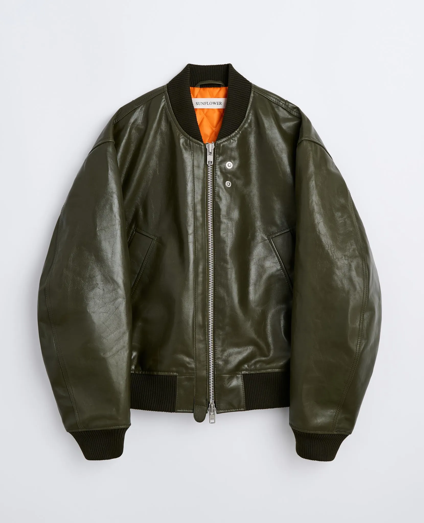 LEATHER FLIGHT JACKET sold by Sunflower