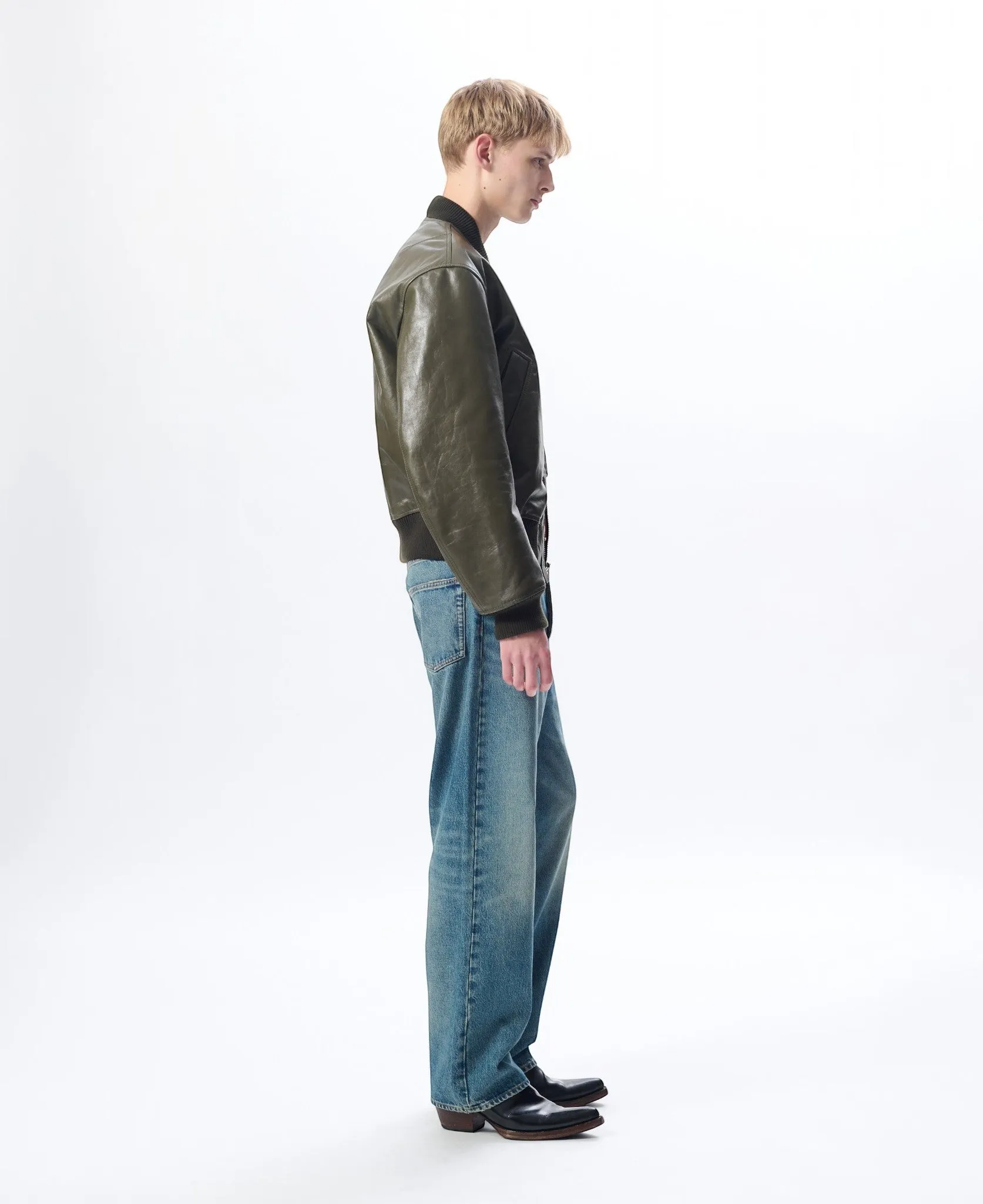 LEATHER FLIGHT JACKET sold by Sunflower product image thumbnail 4