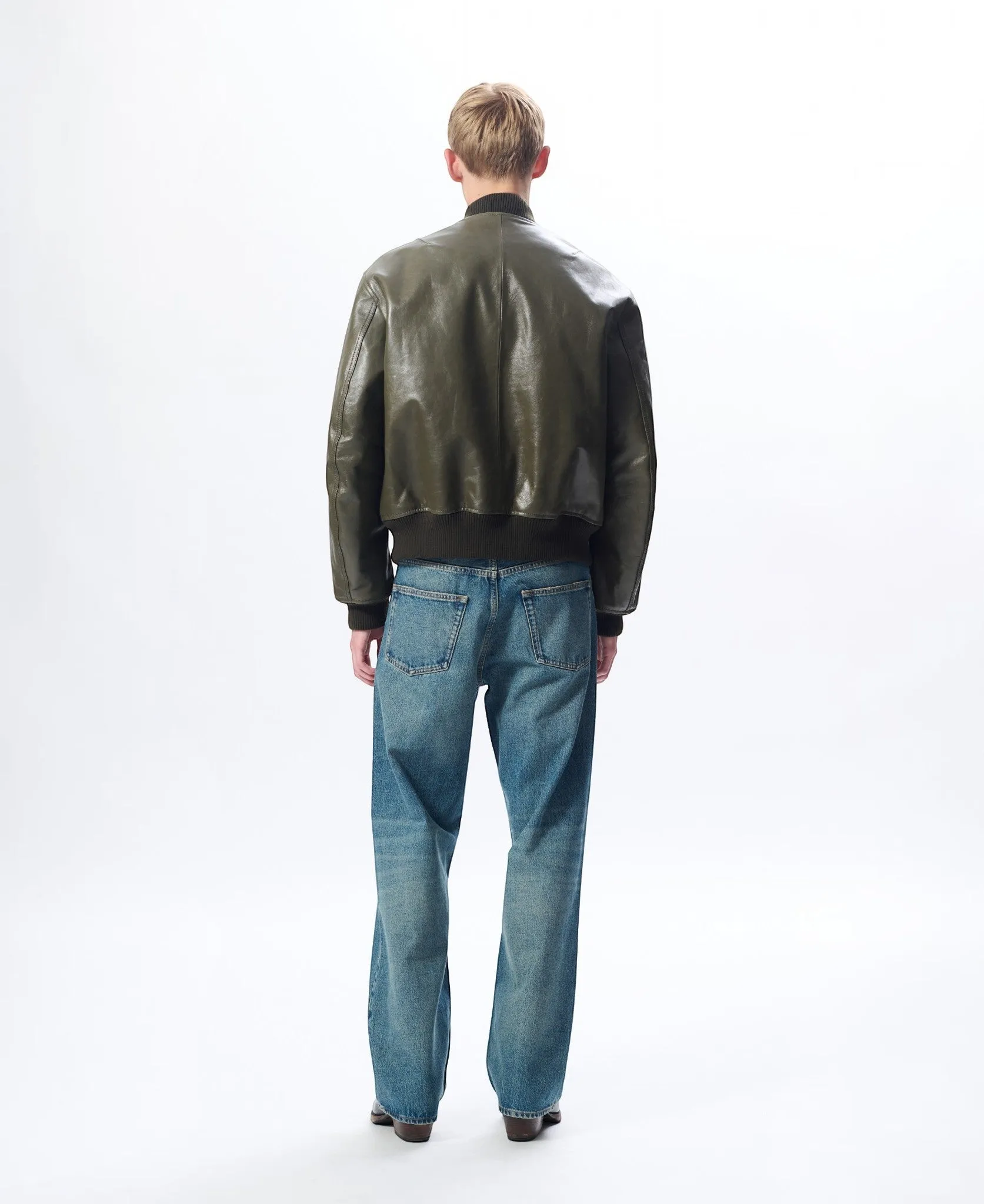 LEATHER FLIGHT JACKET sold by Sunflower product image thumbnail 5