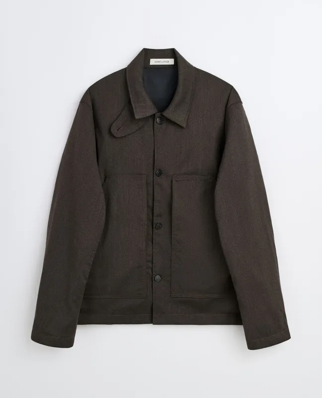 LABOUR JACKET WOOL TECH made by Sunflower
