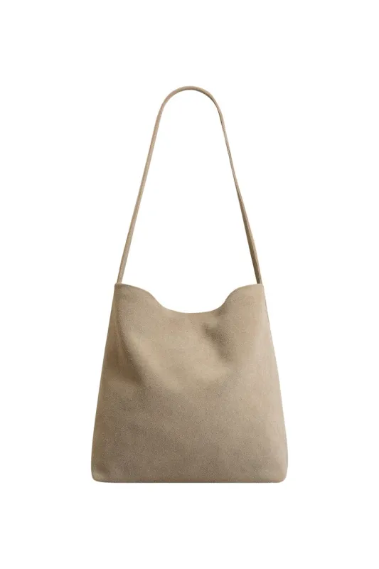 The Jones Mini | Stone Suede made by The Bali Tailor