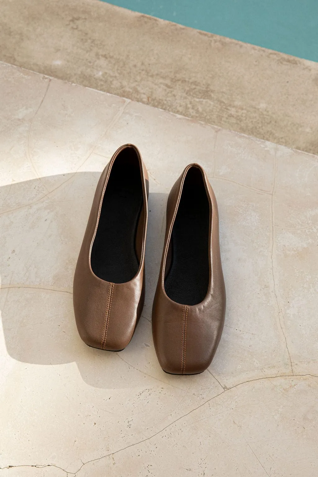 The Mabel Ballet Flat | Chocolate sold by The Bali Tailor product image thumbnail 3
