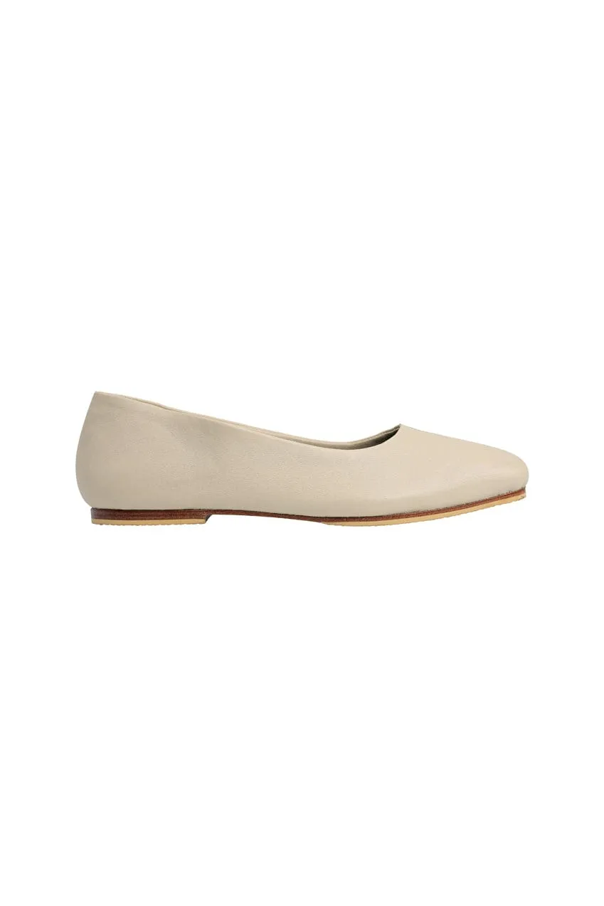 The Mabel Ballet Flat | Creme sold by The Bali Tailor product image thumbnail 2