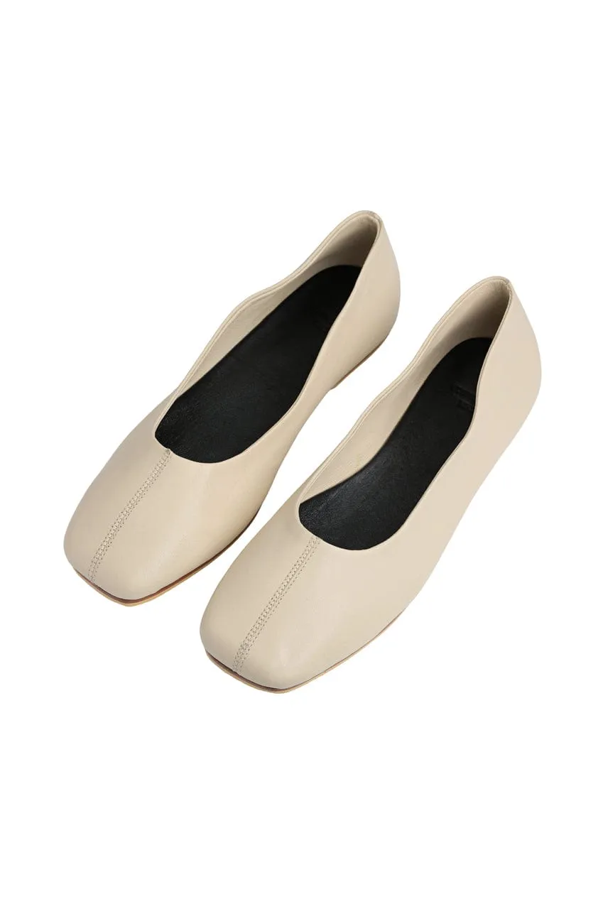 The Mabel Ballet Flat | Creme sold by The Bali Tailor product image thumbnail 3