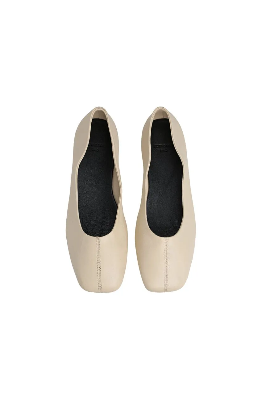 The Mabel Ballet Flat | Creme sold by The Bali Tailor product image thumbnail 4