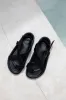 The Slim Noa Sandal | Black sold by The Bali Tailor