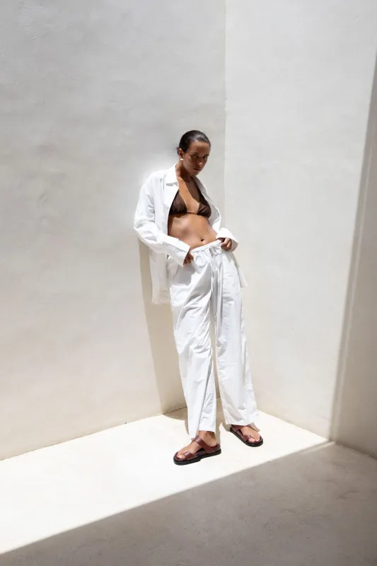 The Daie Pants | White sold by The Bali Tailor