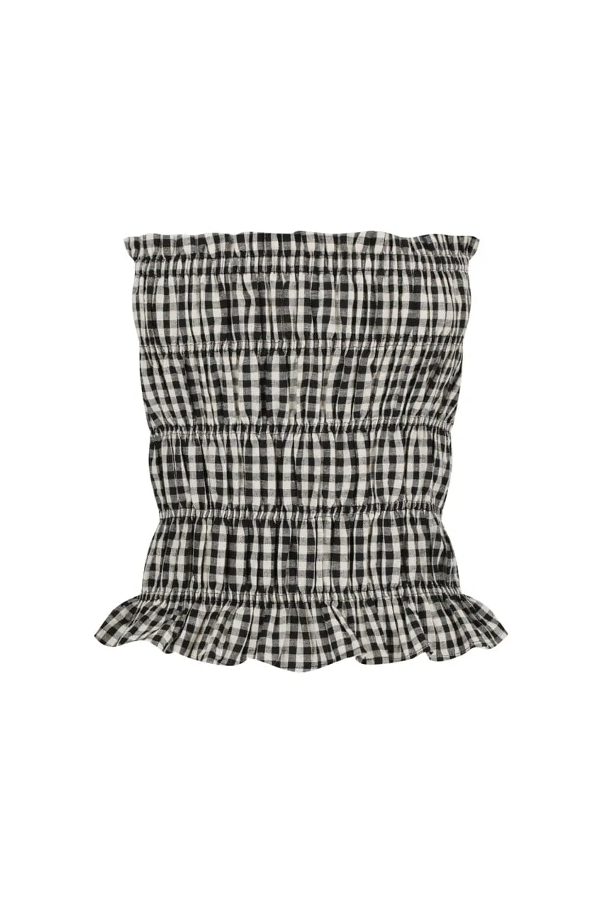 The Maie Tube Top | Gingham sold by The Bali Tailor product image thumbnail 4