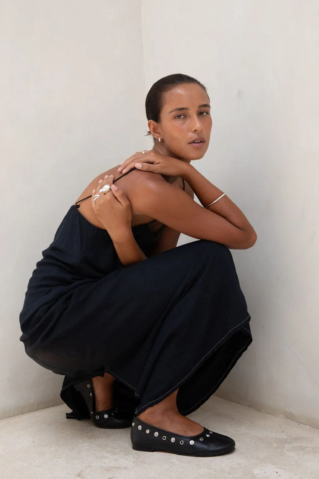 The Luma Ballet Flat | Black sold by The Bali Tailor product image thumbnail 2