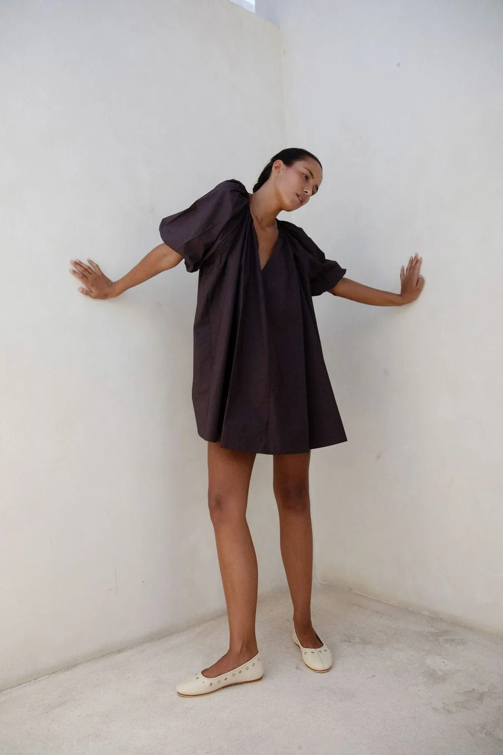 The Luma Ballet Flat | Creme sold by The Bali Tailor product image thumbnail 2