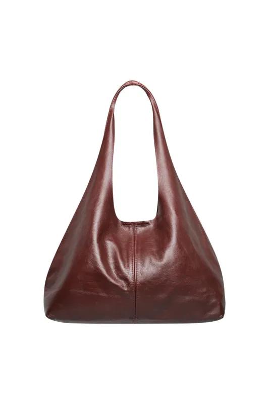 The Clover Slouch Mini | Burgundy Leather PRE-ORDER made by The Bali Tailor