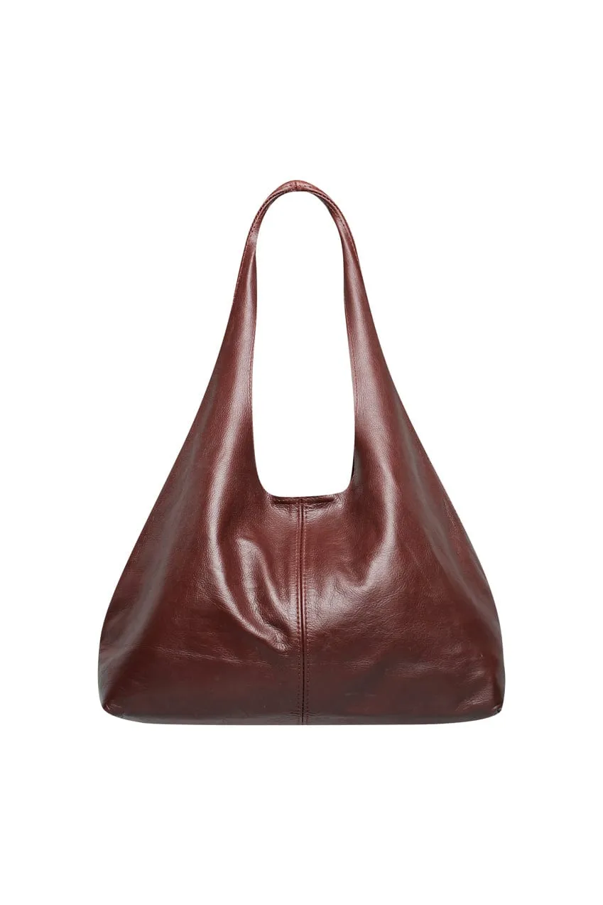 The Clover Slouch Mini | Burgundy Leather Pre-Order sold by The Bali Tailor