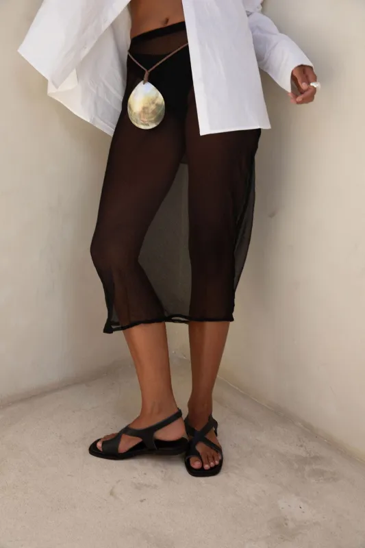 The Selene Sandal | Black sold by The Bali Tailor