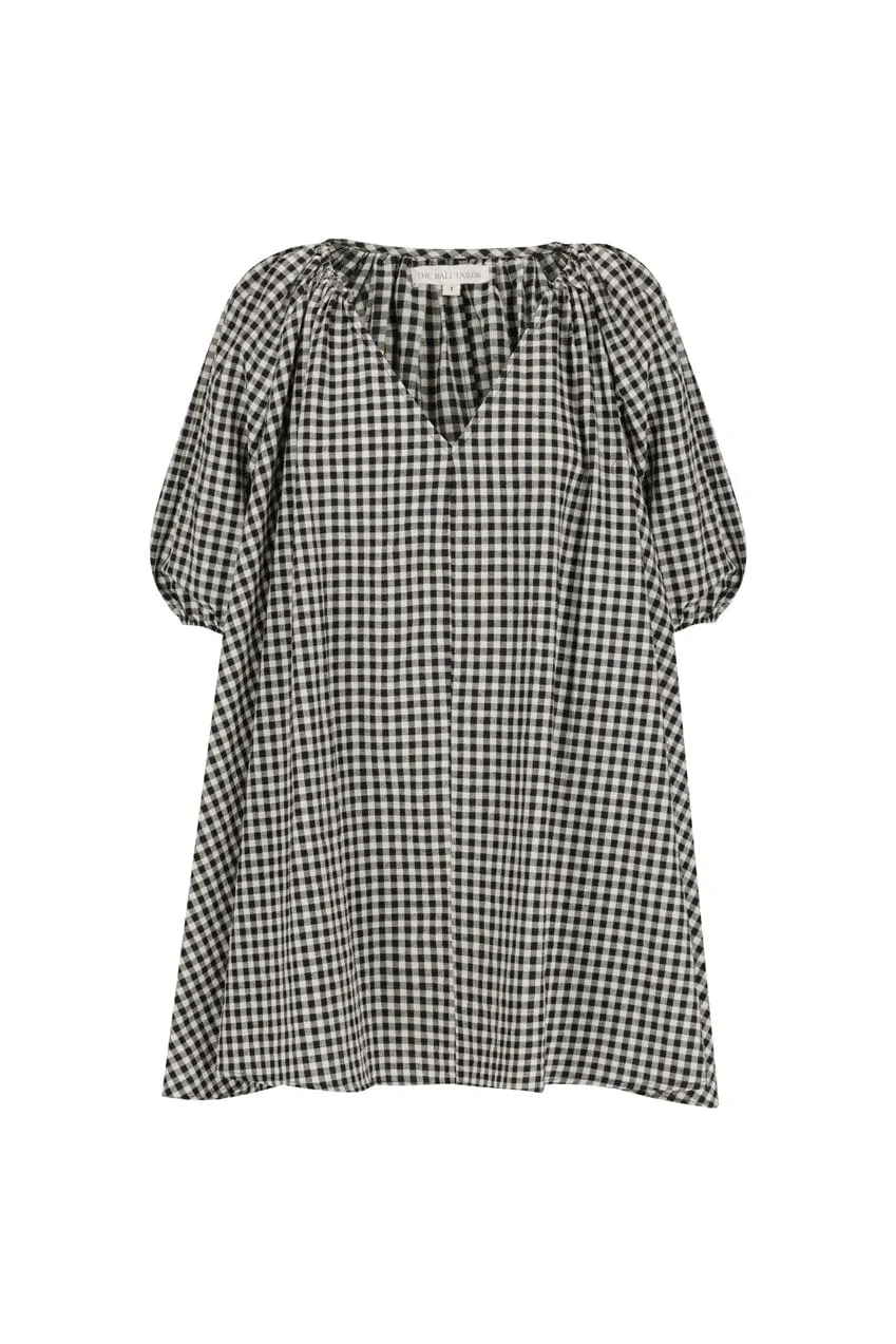 The Blair Mini Dress | Gingham sold by The Bali Tailor product image thumbnail 2