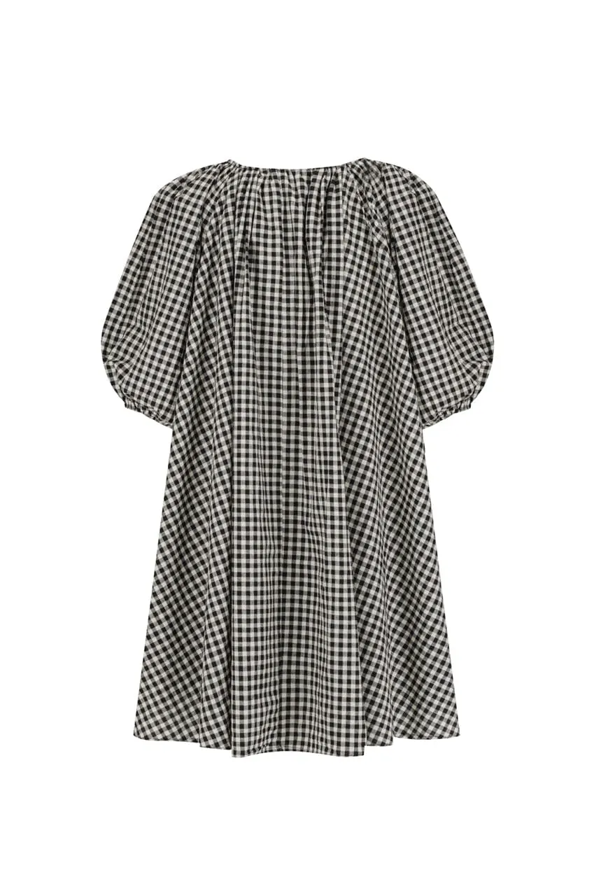 The Blair Mini Dress | Gingham sold by The Bali Tailor product image thumbnail 3