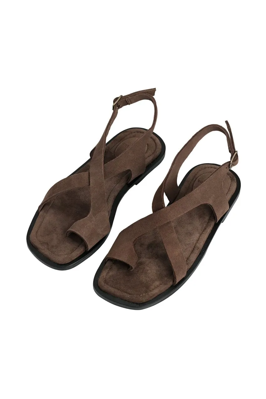 The Selene Sandal | Cocoa Suede sold by The Bali Tailor product image thumbnail 2
