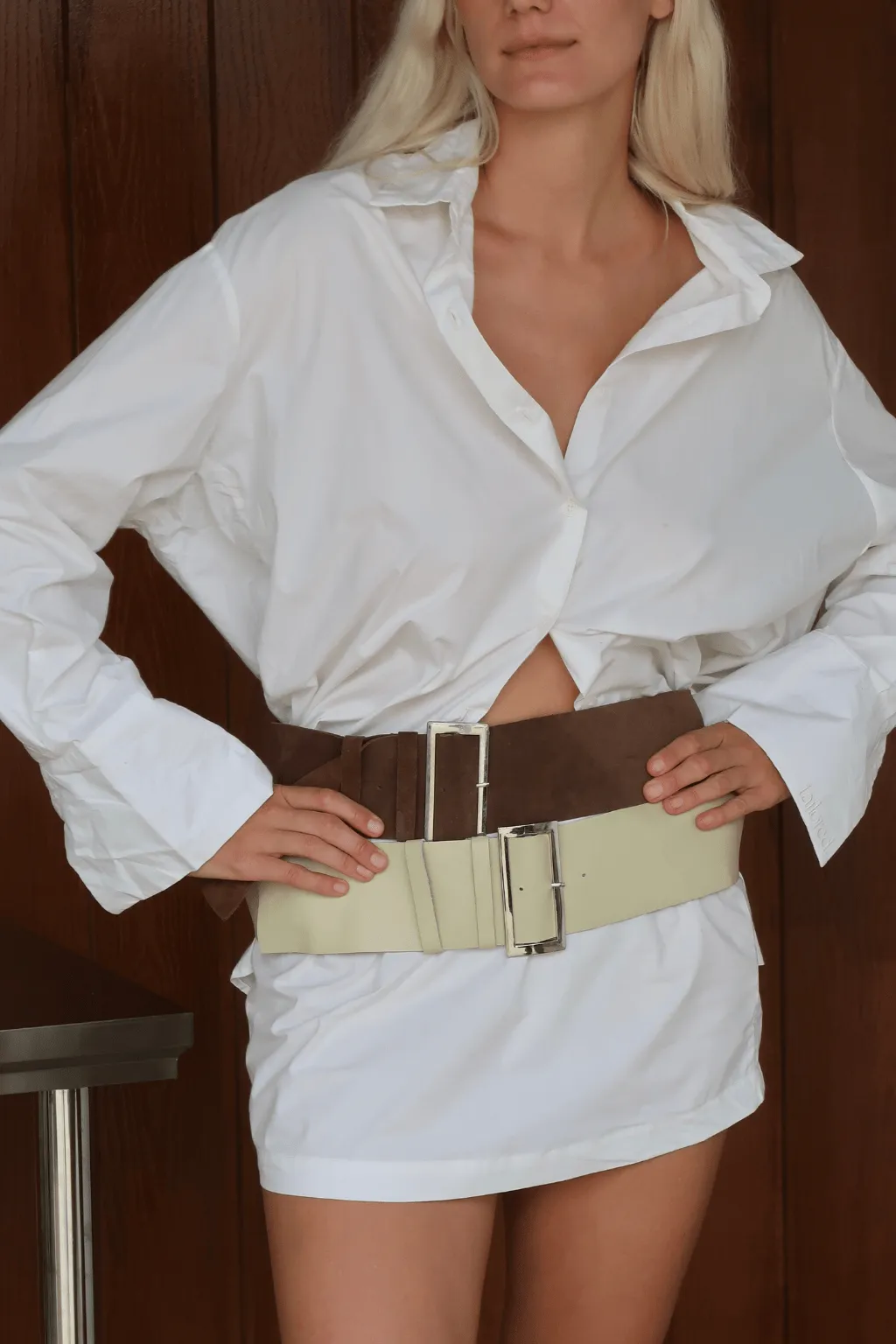 The Aya Belt | Cocoa Suede sold by The Bali Tailor