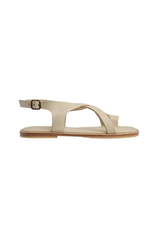 The Selene Sandal | Creme sold by The Bali Tailor