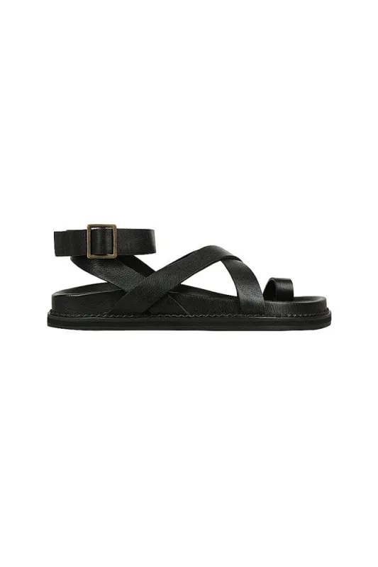 The Leni Sandal | Black sold by The Bali Tailor