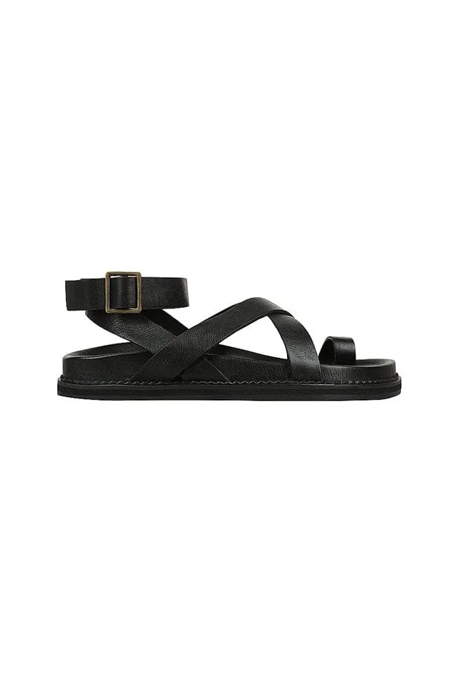 The Leni Sandal | Black sold by The Bali Tailor