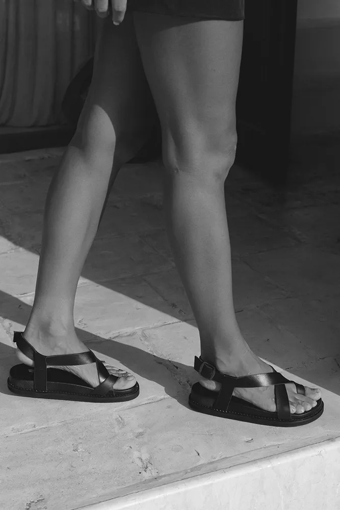 The Noa Sandal | Black sold by The Bali Tailor product image thumbnail 4