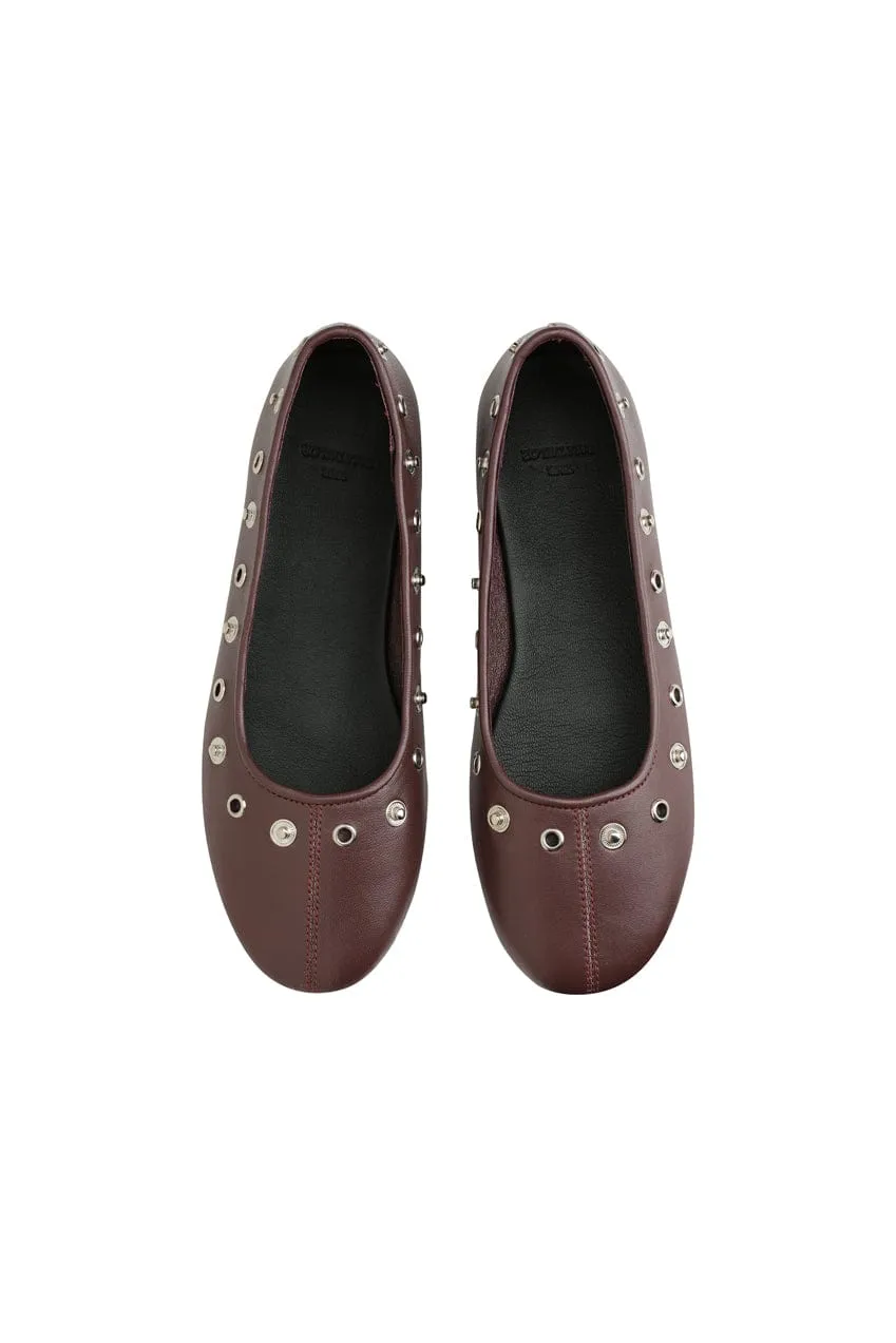 The Luma Ballet Flat | Burgundy sold by The Bali Tailor product image thumbnail 2