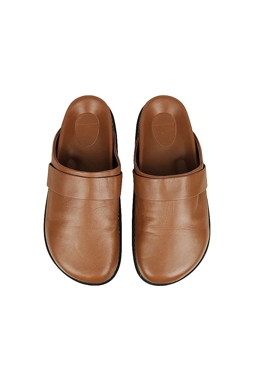 The Luca Slide | Dark Tan sold by The Bali Tailor product image thumbnail 5