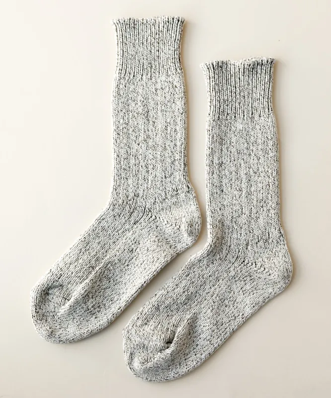 Thick Cotton Socks | Beige Mix sold by OKAYOK