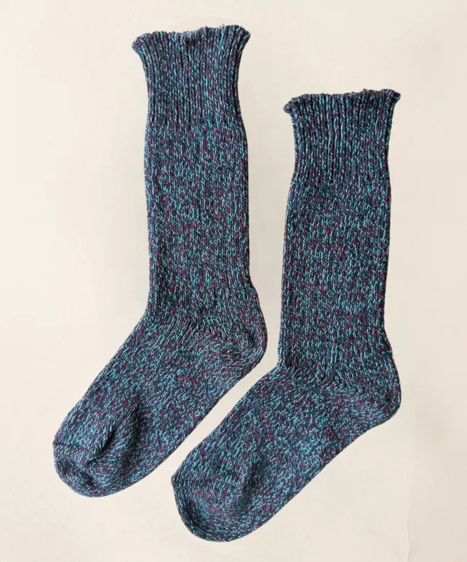 Thick Cotton Socks | Winterberry made by OKAYOK