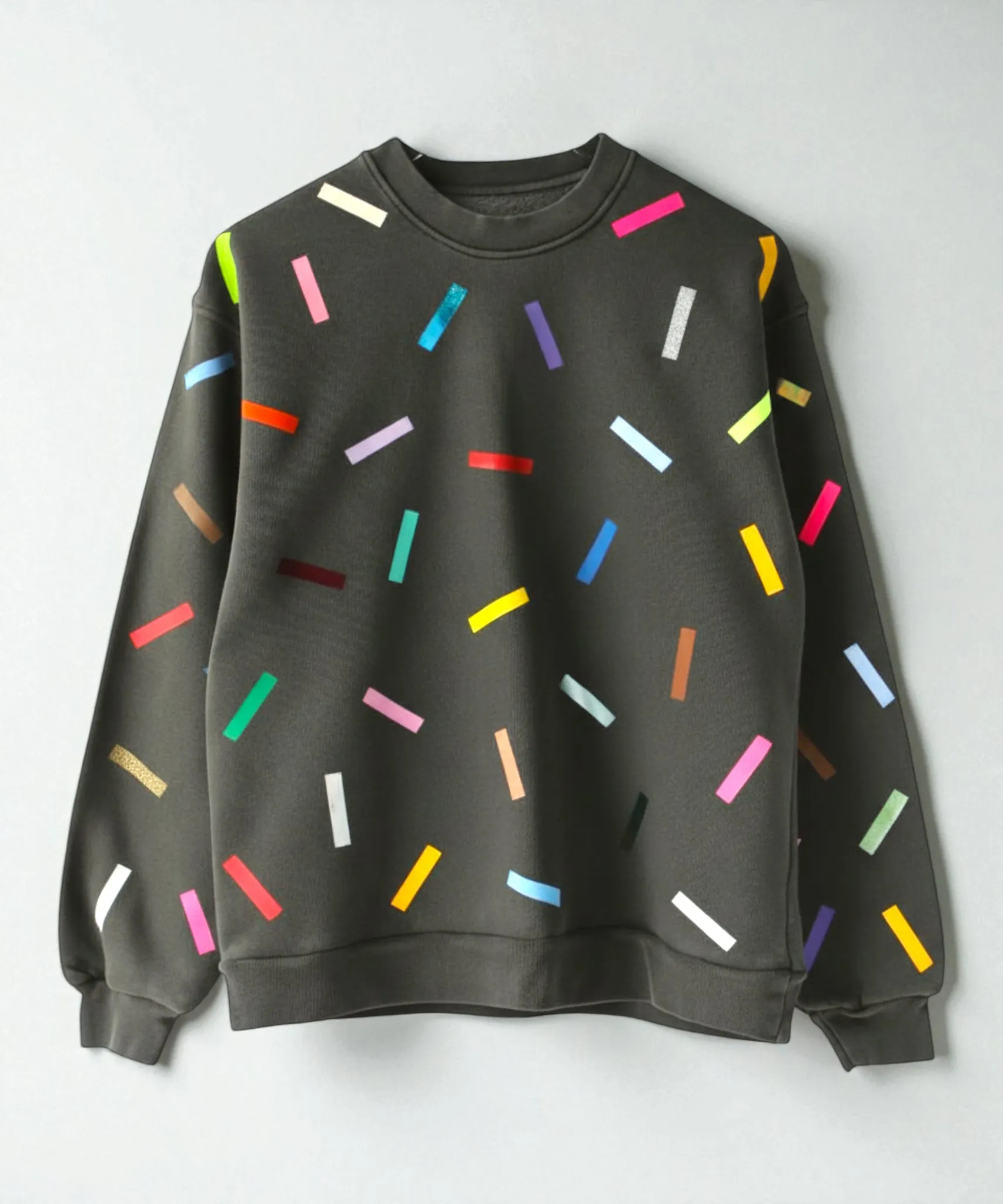 Confetti Unisex Cotton Sweatshirt | Shadow sold by OKAYOK product image thumbnail 2