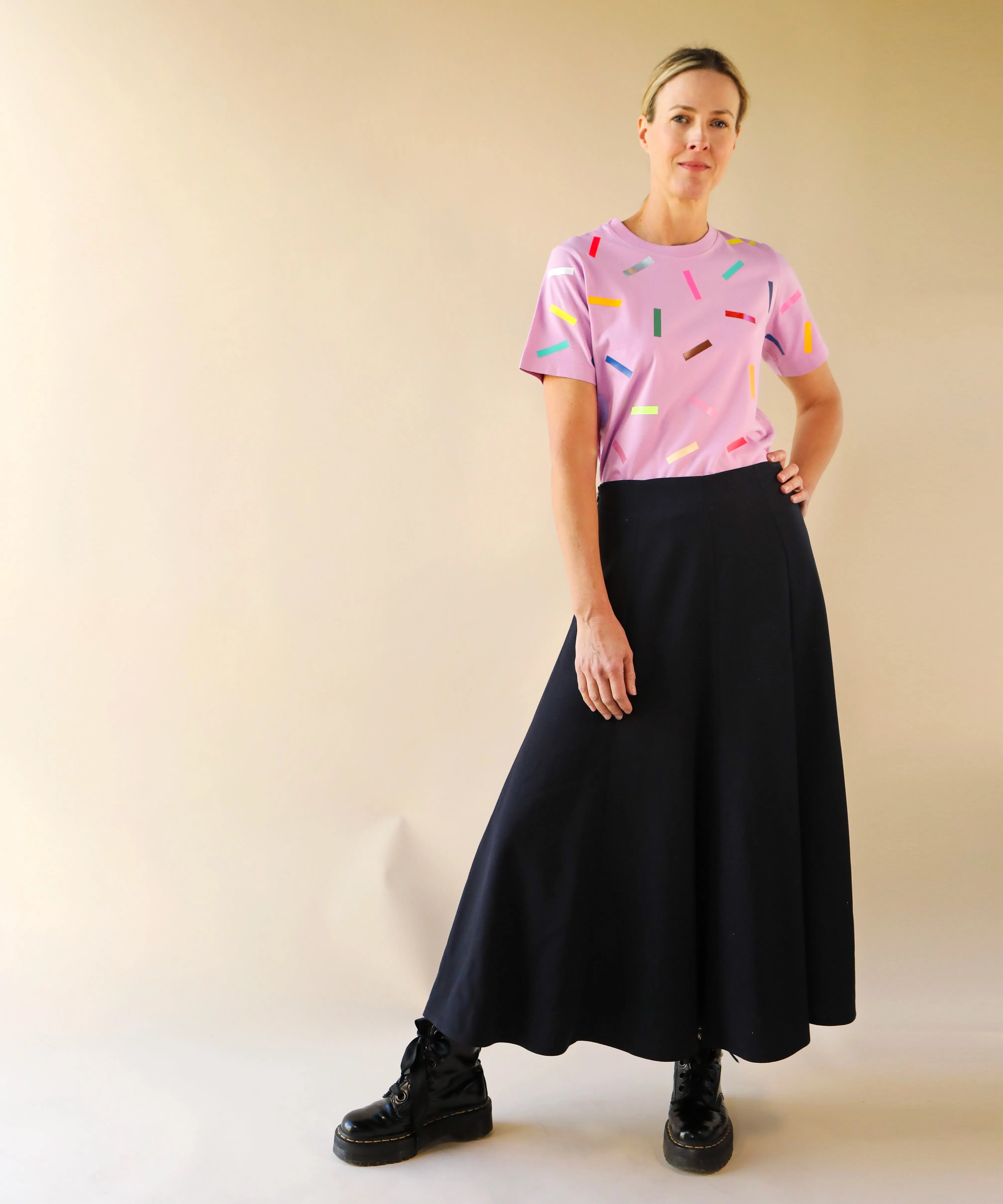 Confetti Boxy TShirt | Orchid sold by OKAYOK product image thumbnail 3