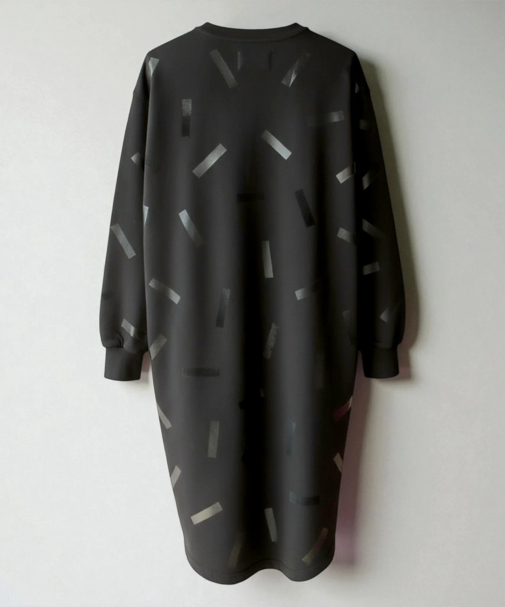 Loft Sweatshirt Dress | Black Confetti sold by OKAYOK product image thumbnail 2