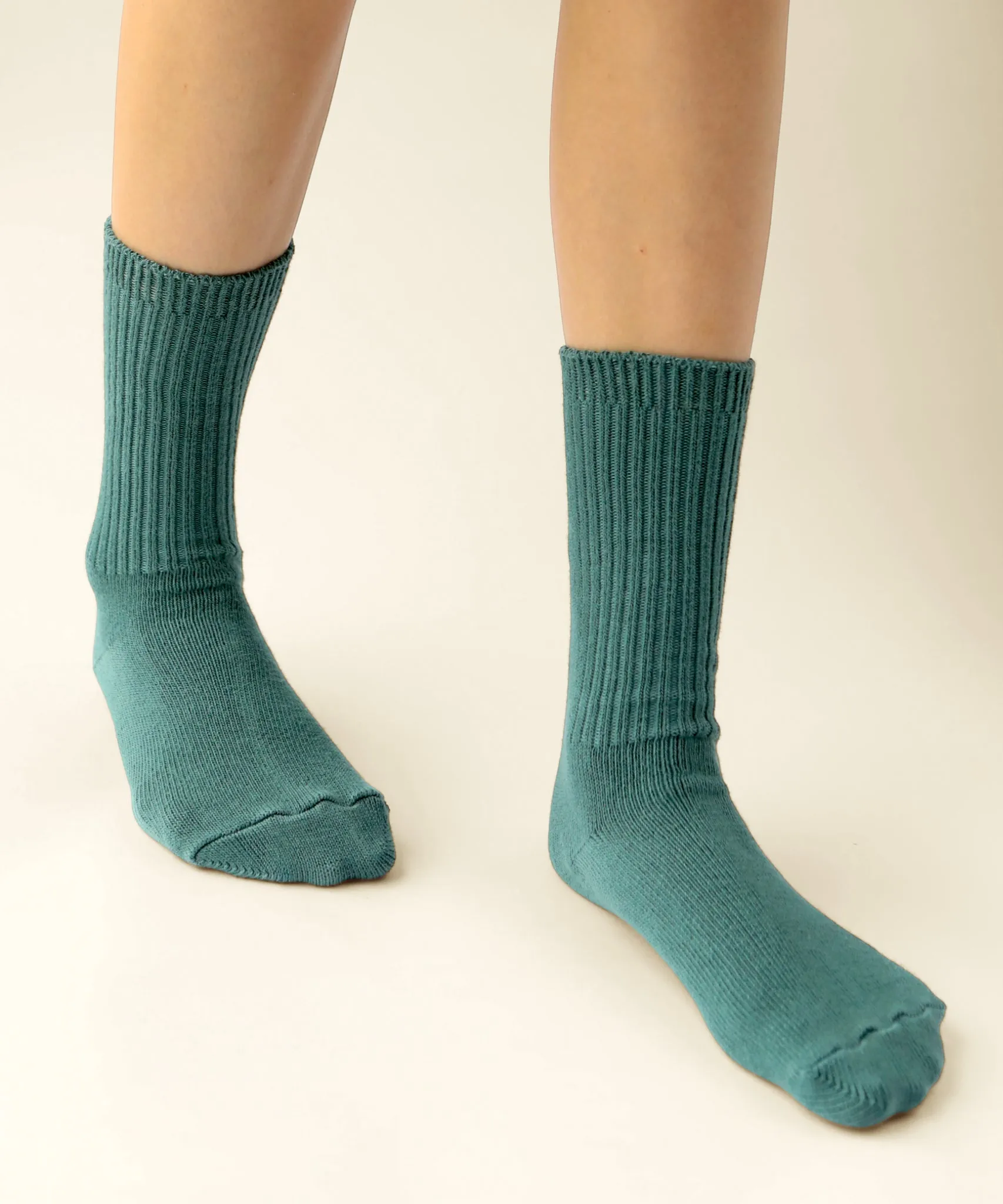 Dyed Cotton Socks | Blue Spruce sold by OKAYOK product image thumbnail 3