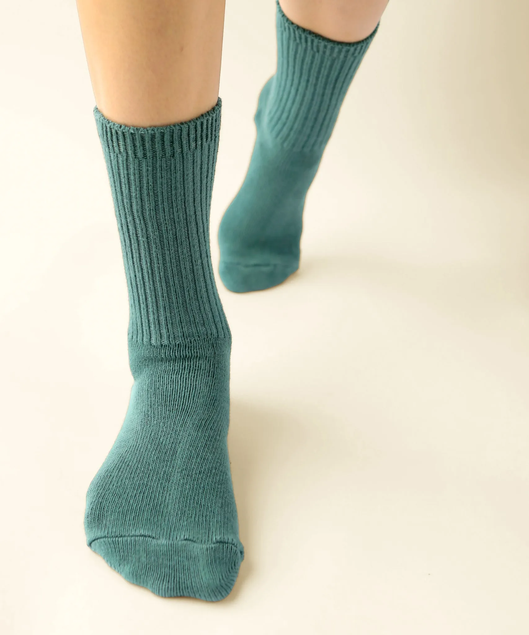 Dyed Cotton Socks | Blue Spruce sold by OKAYOK product image thumbnail 4