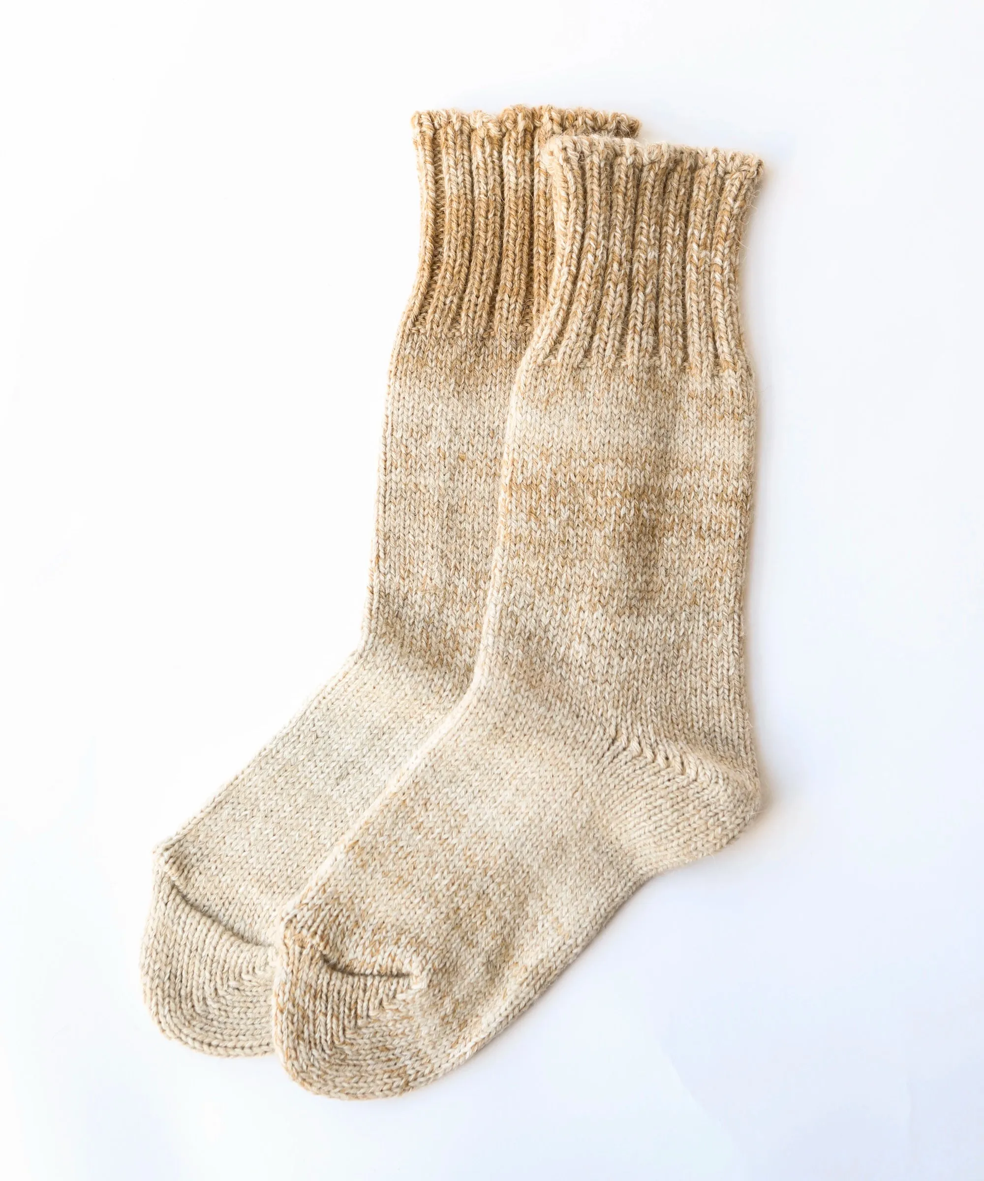 Thick Variegated Socks | Wheat sold by OKAYOK product image thumbnail 3