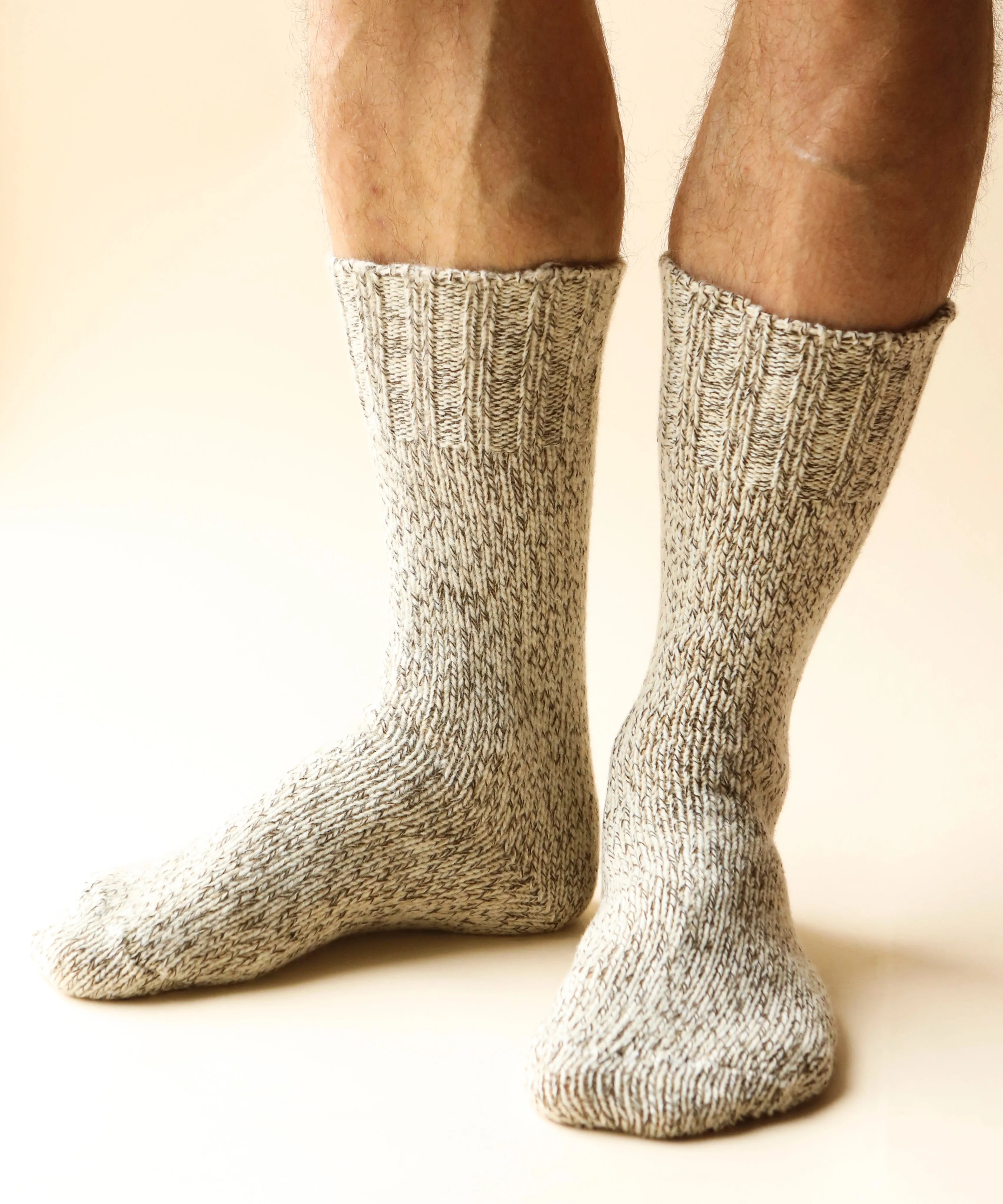 Thick Wool Socks | Birch sold by OKAYOK
