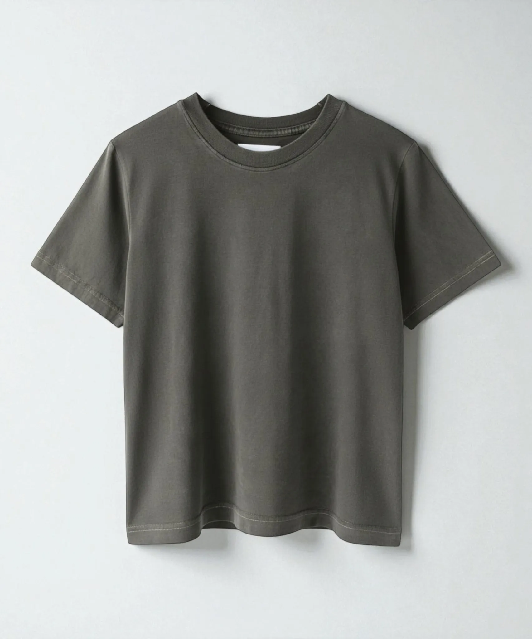 Boxy Cotton Tshirt | Shadow sold by OKAYOK