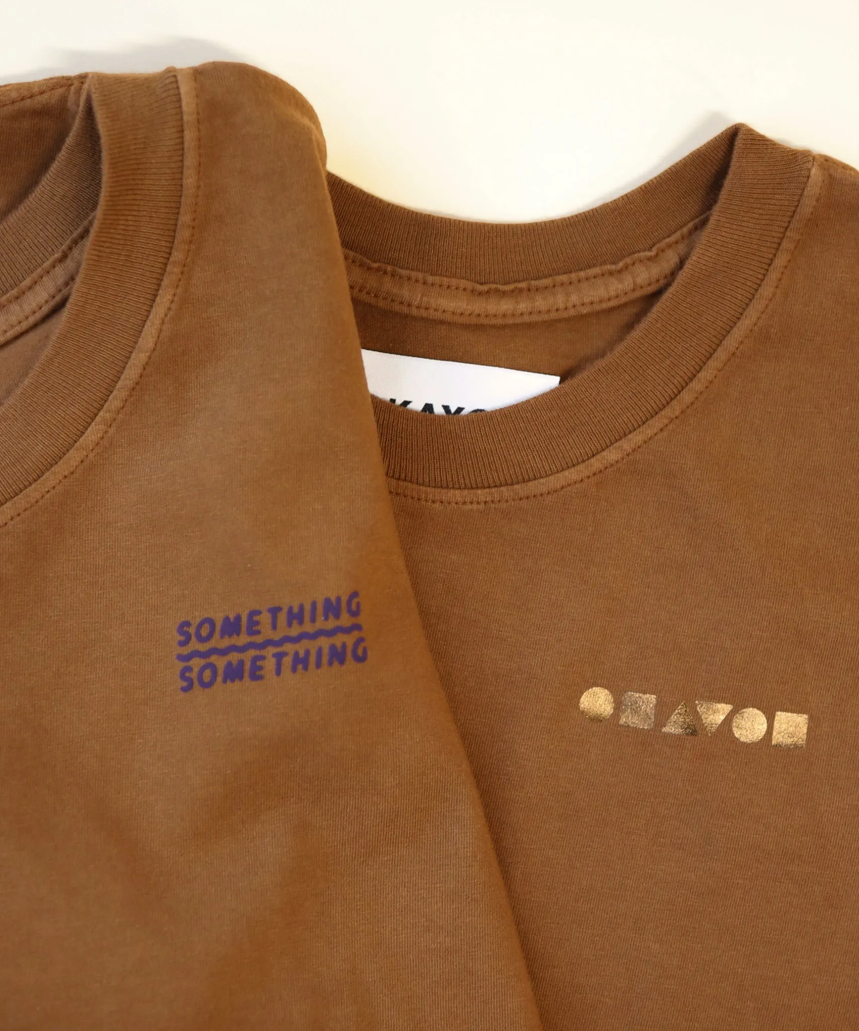 Boxy Cotton Tshirt | Sepia sold by OKAYOK product image thumbnail 3