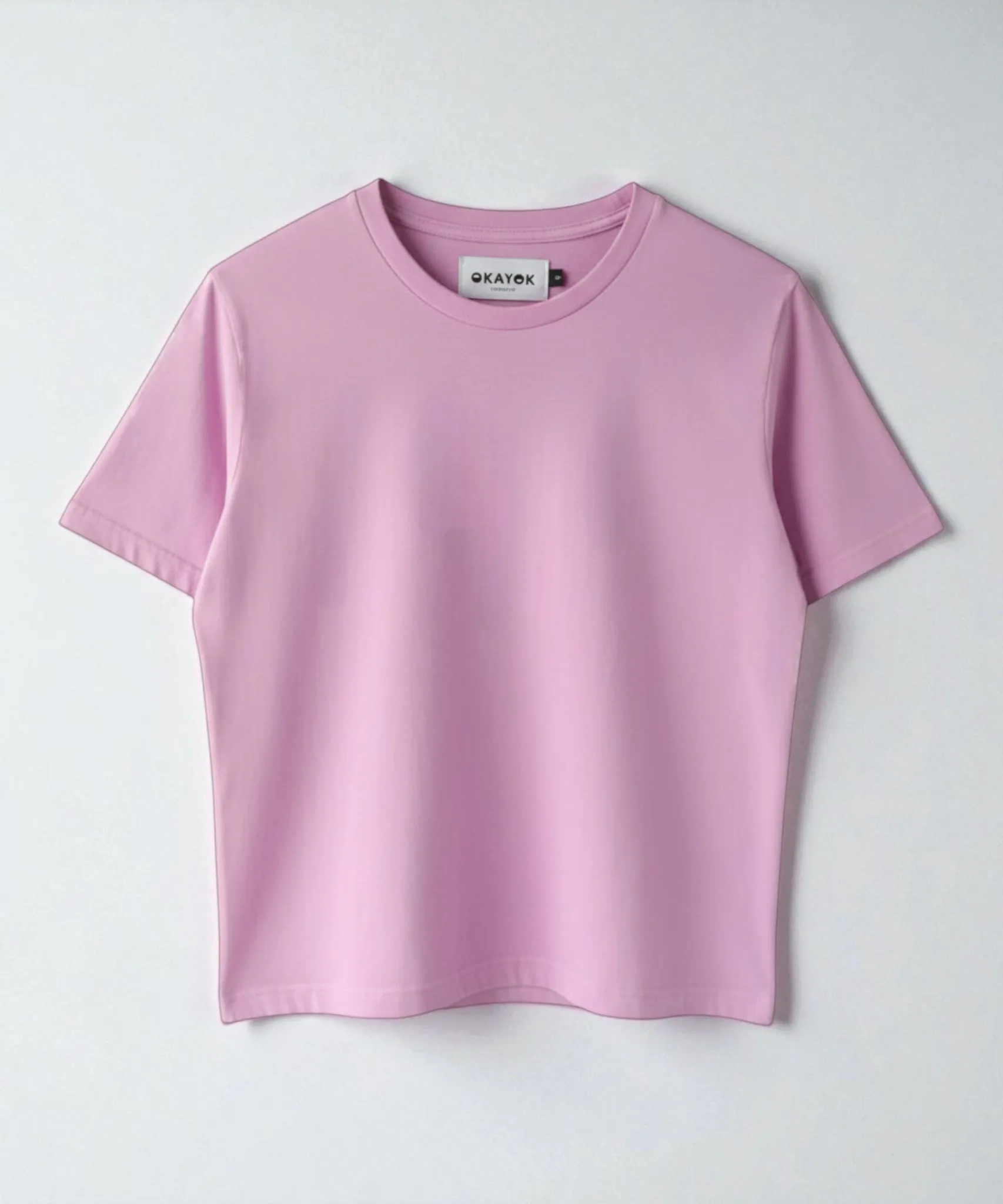 Boxy Cotton Tshirt | Orchid sold by OKAYOK