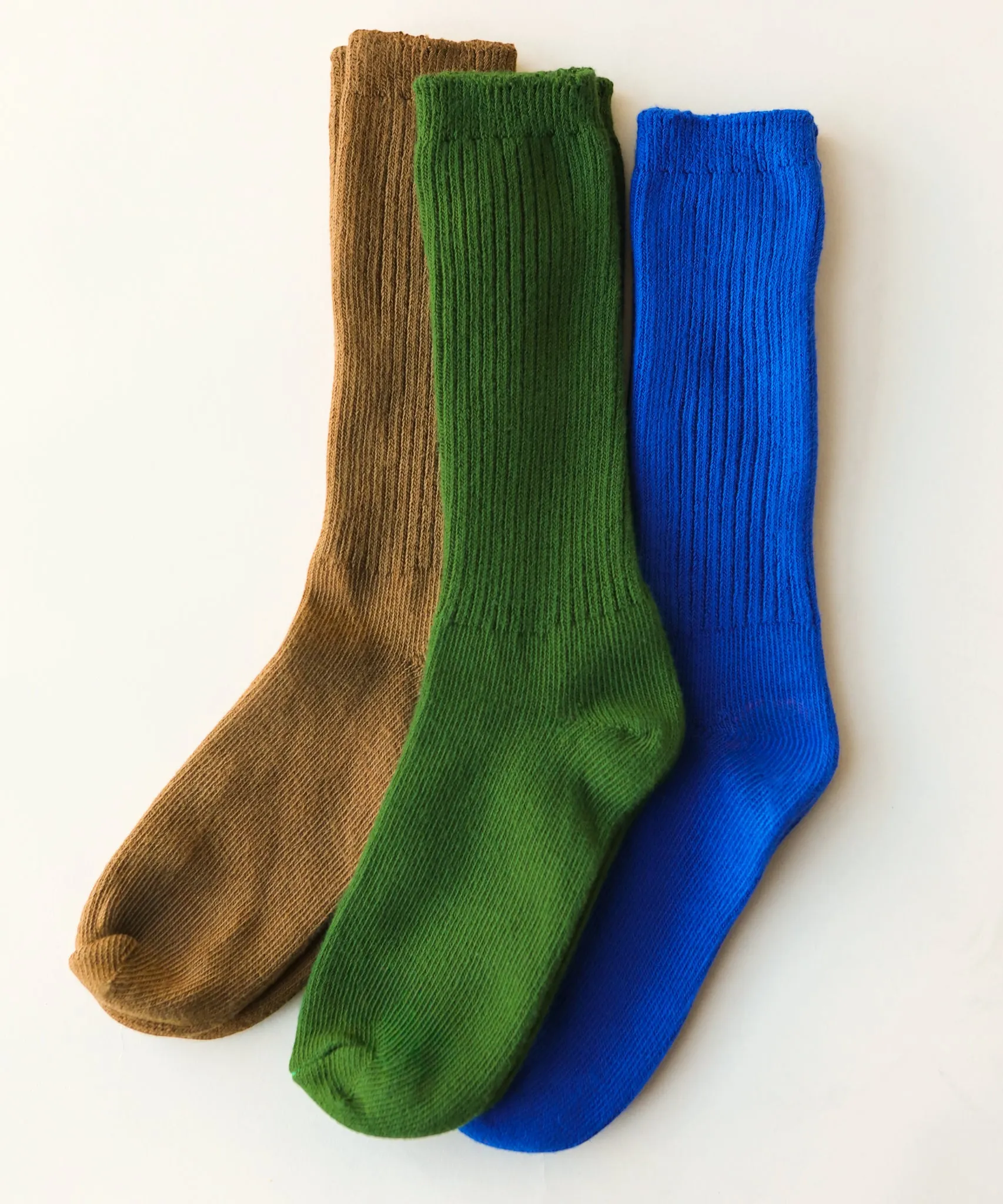 Dyed Cotton Socks | Moss sold by OKAYOK product image thumbnail 2