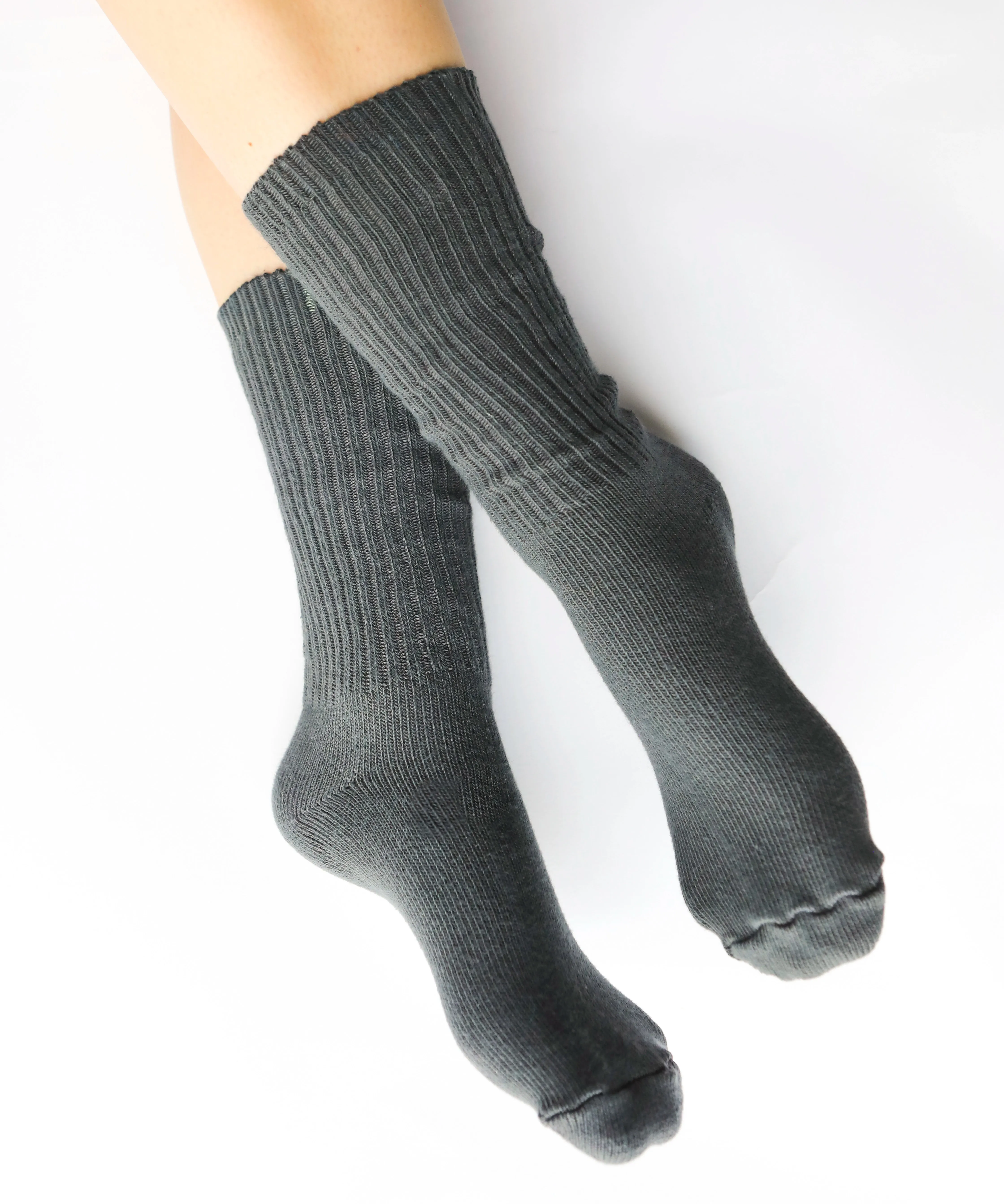 Dyed Cotton Socks | Shadow sold by OKAYOK product image thumbnail 3