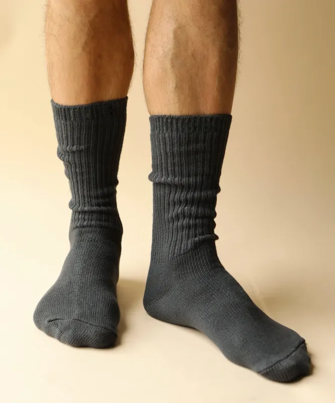 Dyed Cotton Socks | Shadow sold by OKAYOK