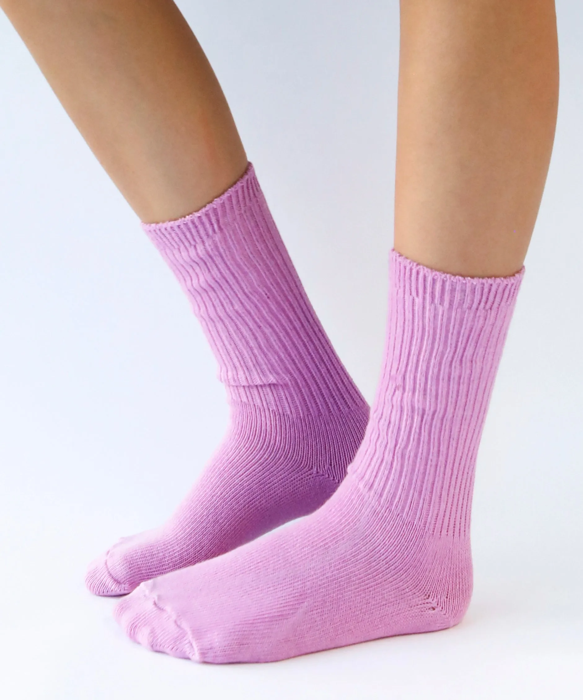 Dyed Cotton Socks | Orchid sold by OKAYOK product image thumbnail 3