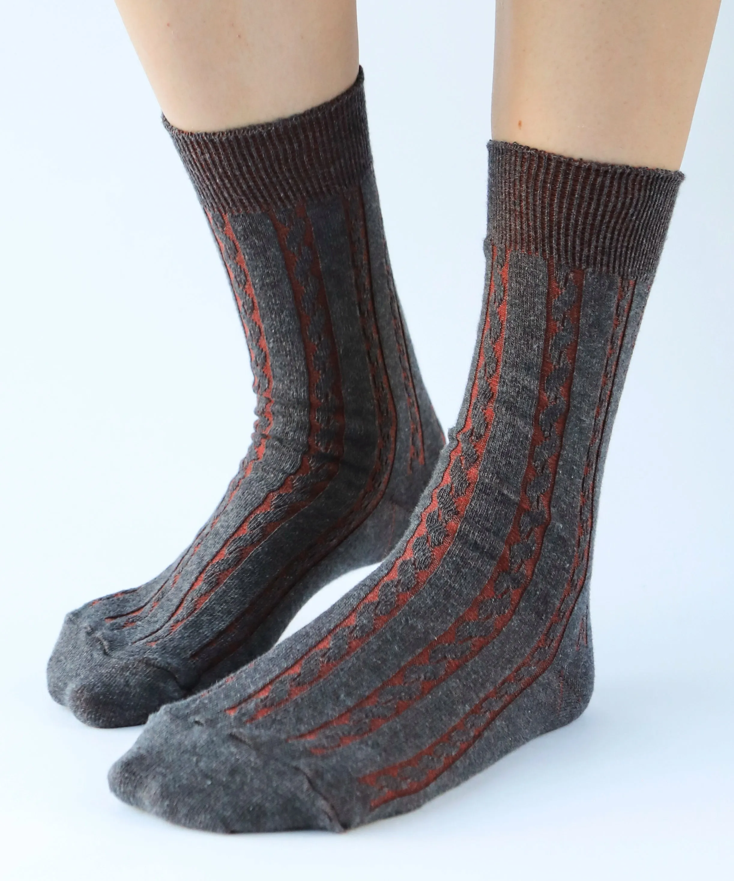 Cable Cotton Dress Socks | Hamlet sold by OKAYOK product image thumbnail 3