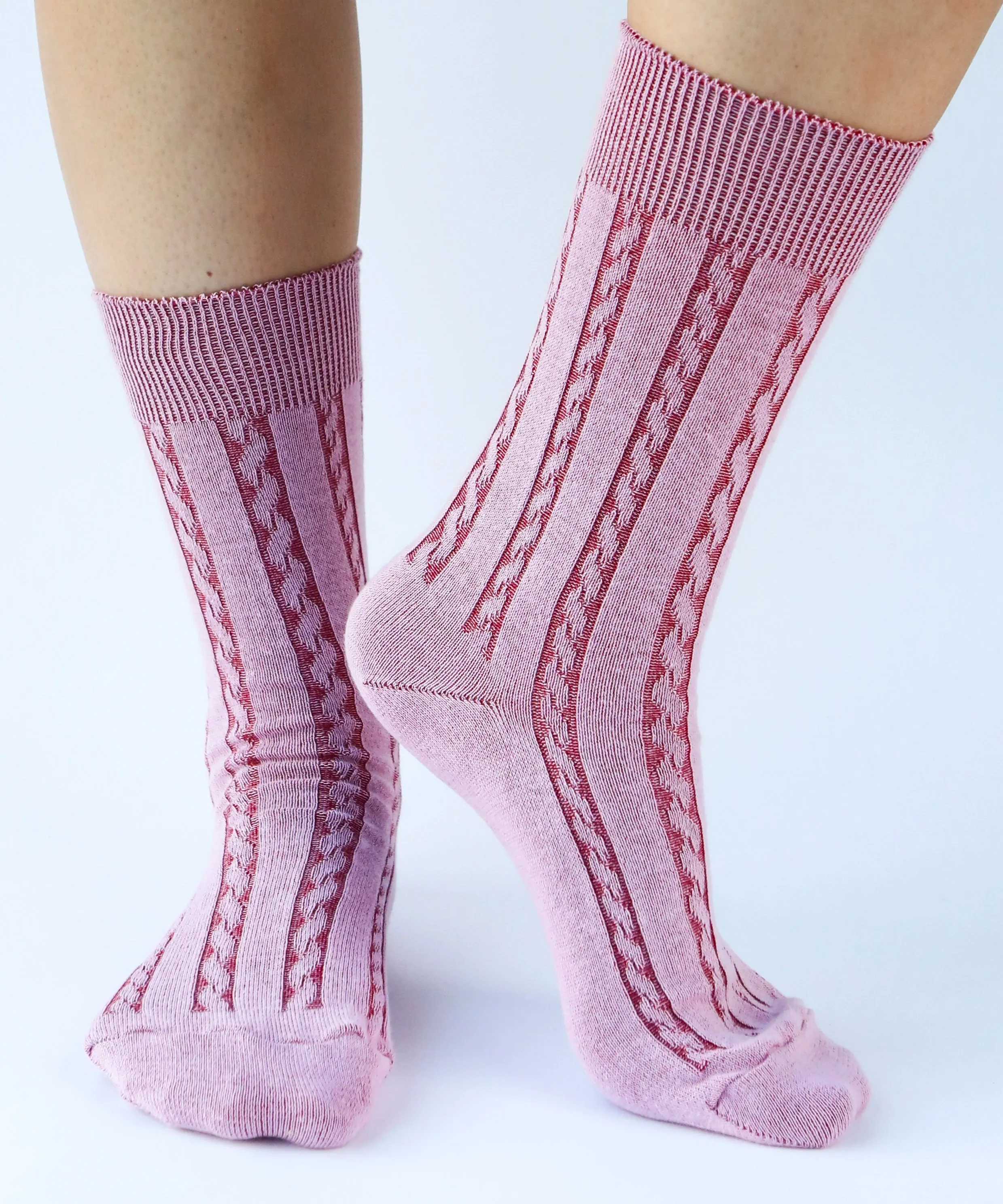 Cable Cotton Dress Socks | Smoothie sold by OKAYOK product image thumbnail 5