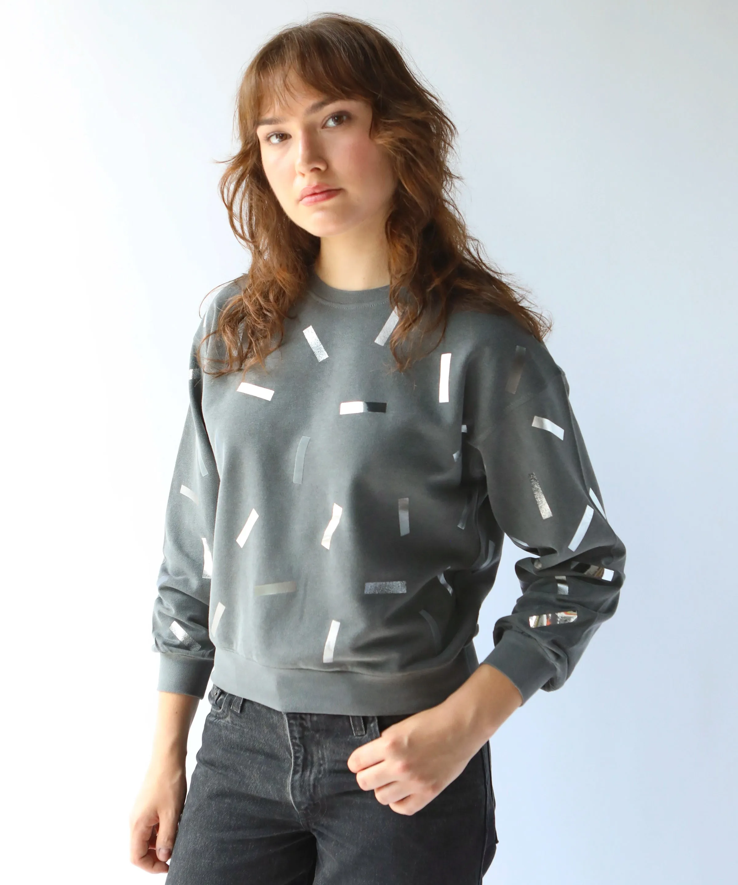 Confetti Laine Sweatshirt | Pigment Silver sold by OKAYOK product image thumbnail 5