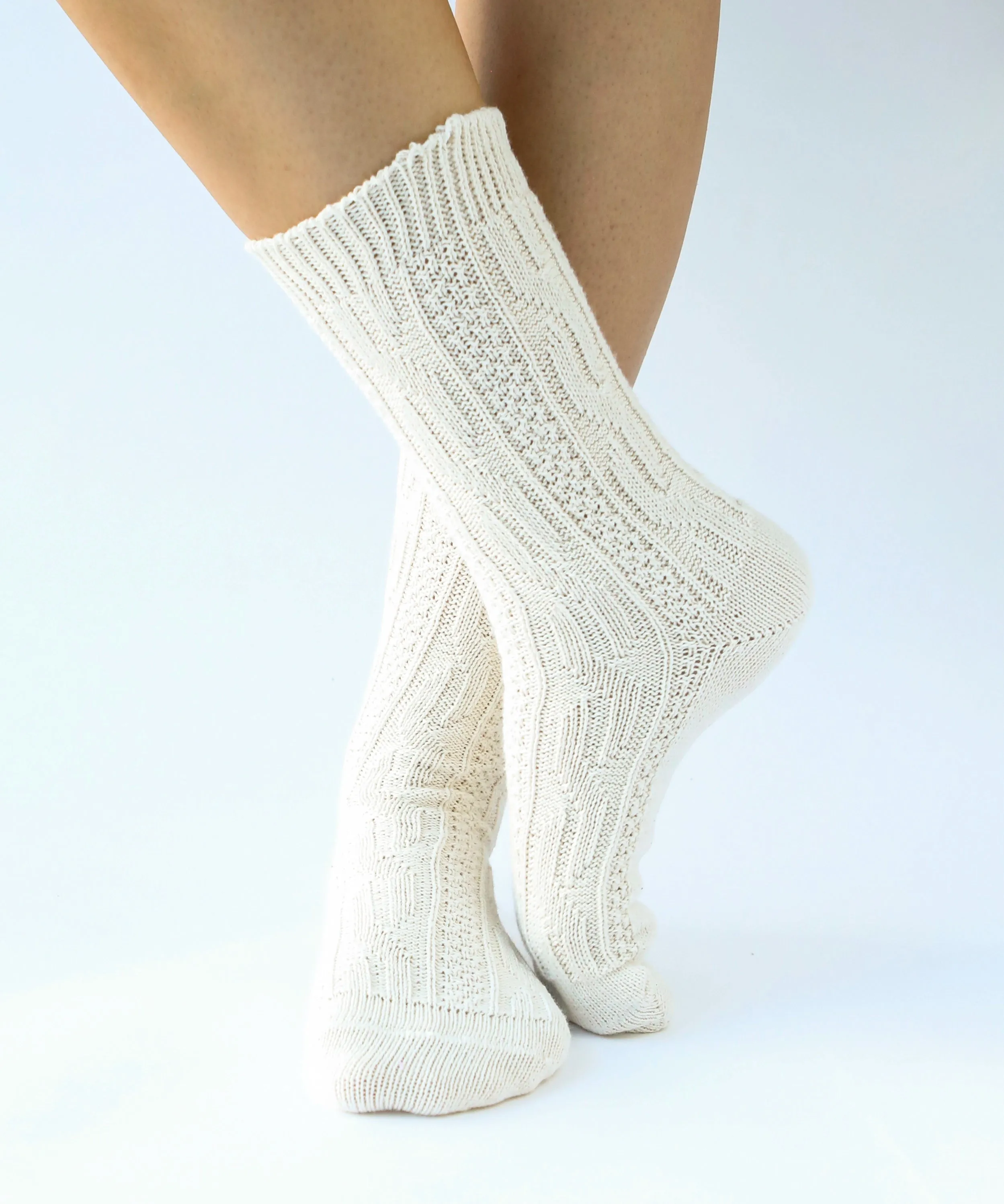 Jenny Crew Cotton Socks | Natural sold by OKAYOK product image thumbnail 4