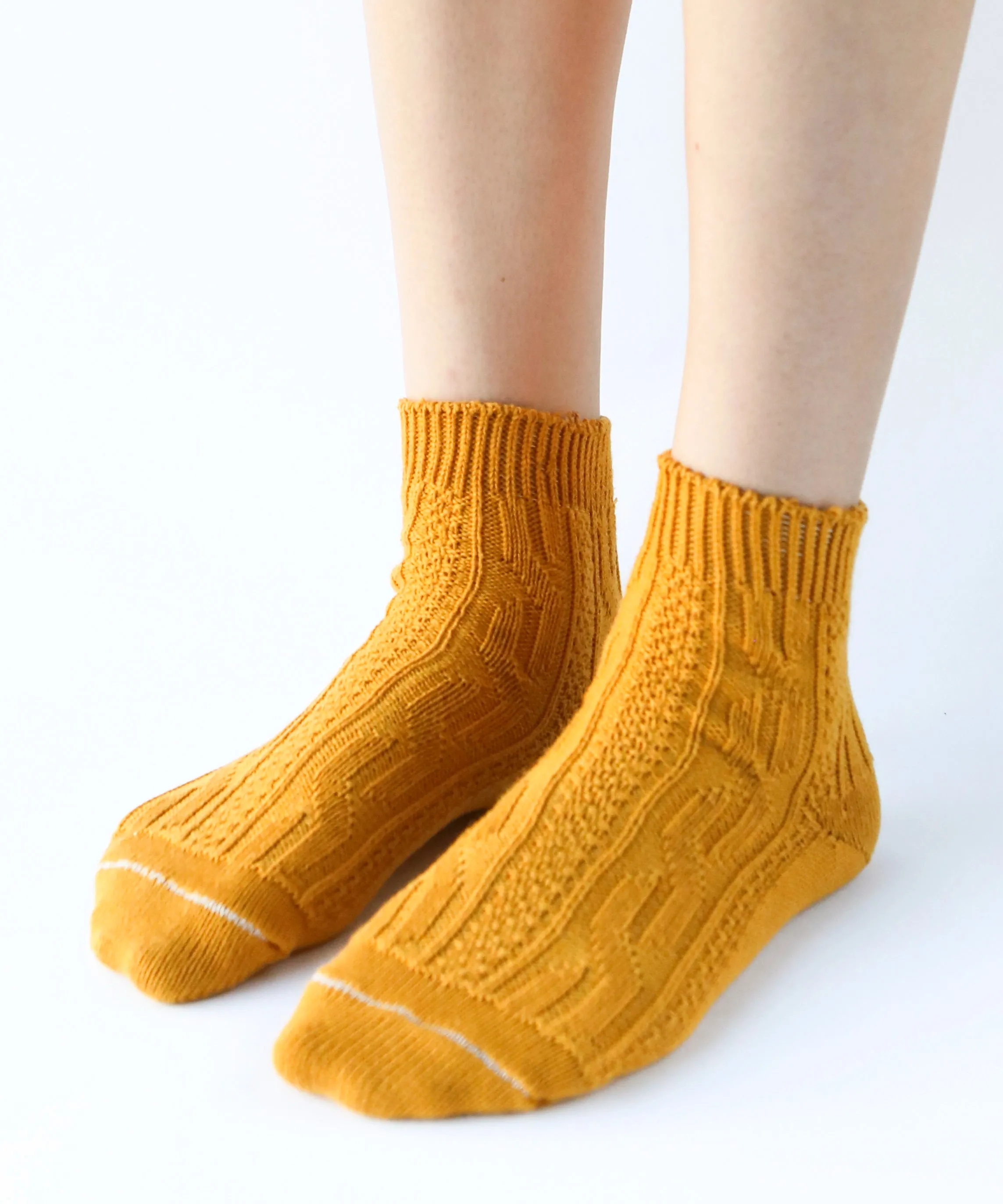Jenny Cotton Ankle Socks | Brass sold by OKAYOK product image thumbnail 2