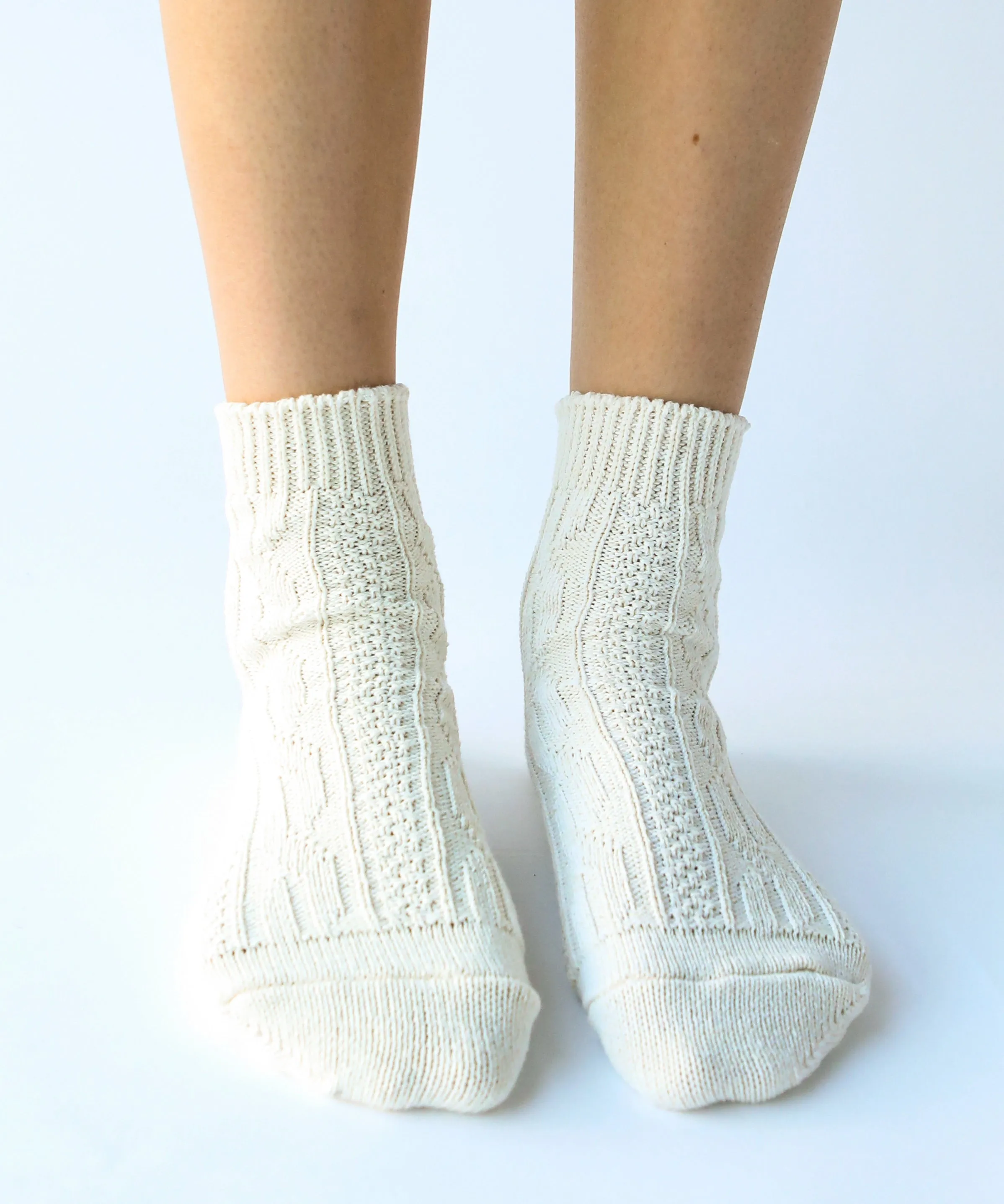 Jenny Cotton Ankle Socks | Natural sold by OKAYOK product image thumbnail 2