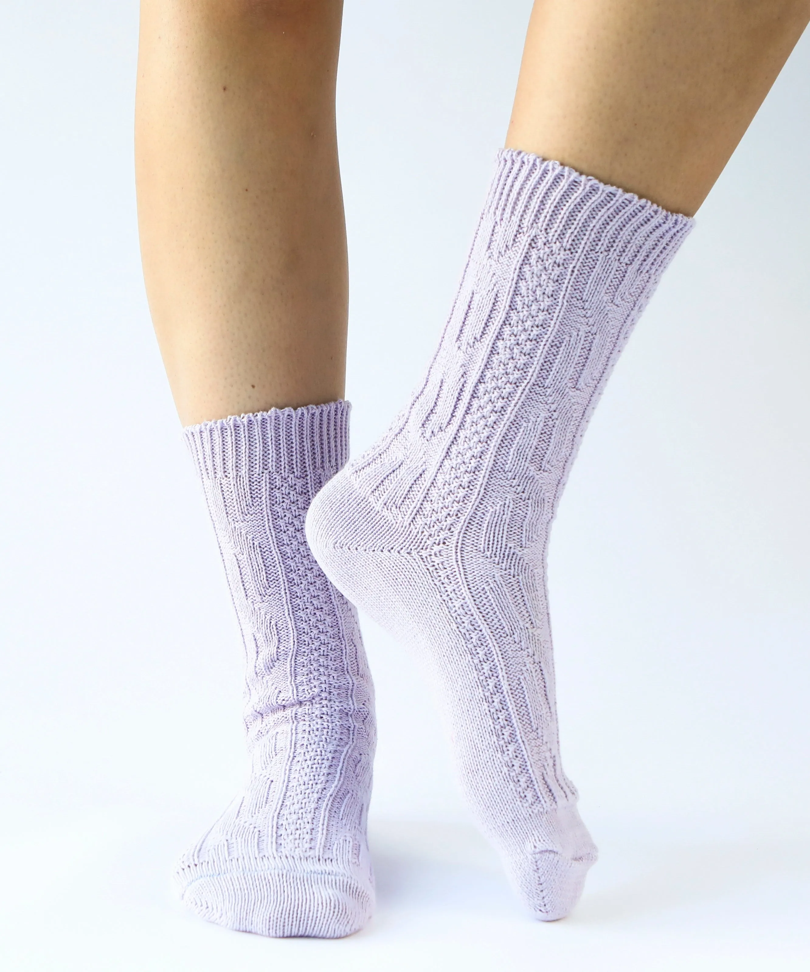 Jenny Crew Cotton Socks | Lavender sold by OKAYOK product image thumbnail 5
